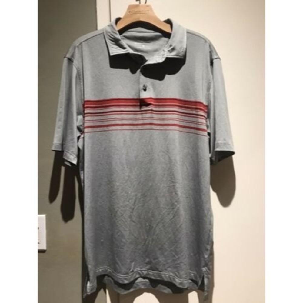 Mint Bobby Jones X-H2O Short sleeve golf shirt with chest stripe size XL